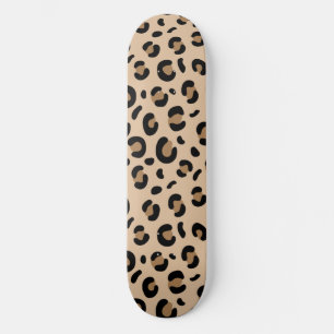 Skateboard Imprimé Animal Esthétique Féminin