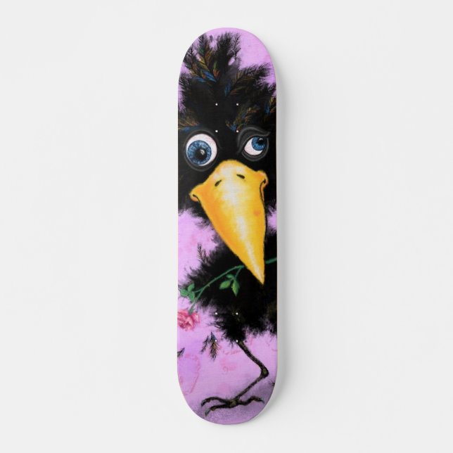 Skateboard In Love Crow - Drôle (Devant)