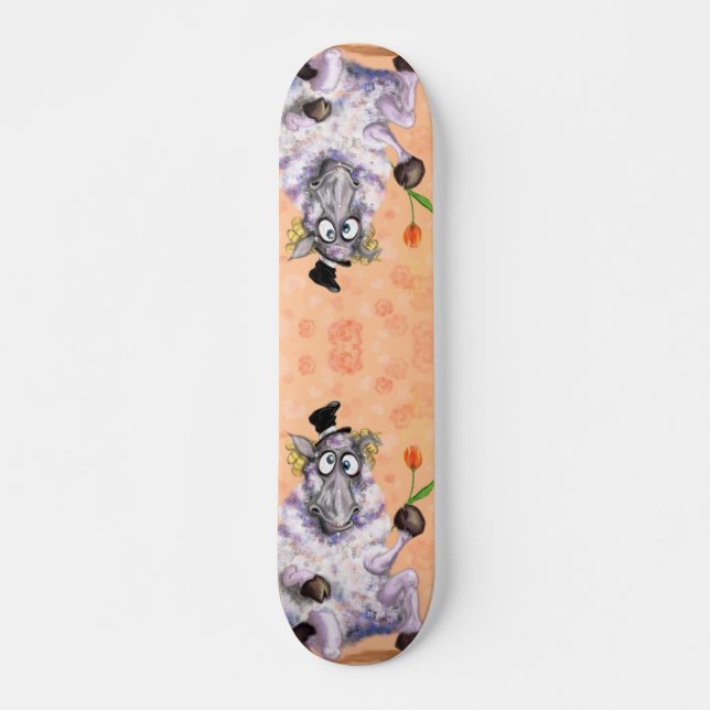 Skateboard In Love Ram - Romantique - Ajouter votre texte / n (Devant)