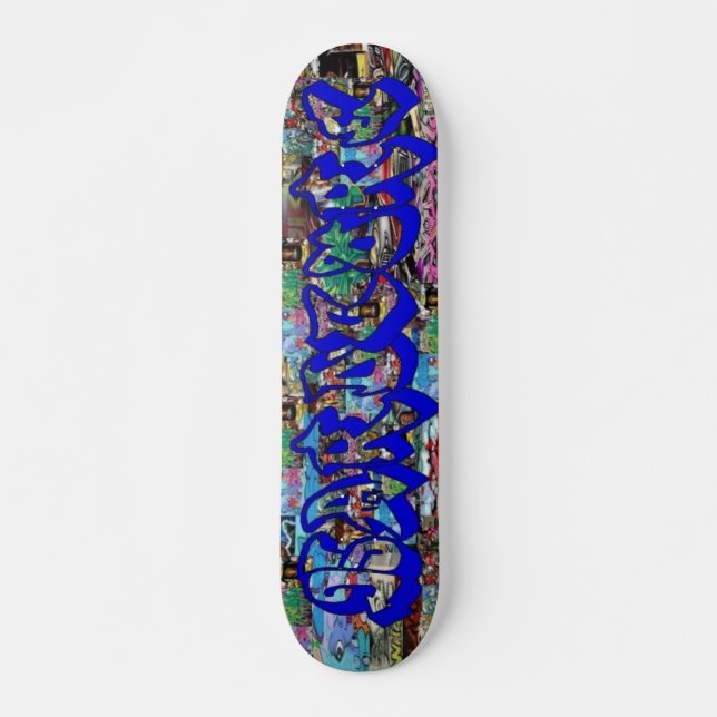 Skateboard INCONDITIONNEL de graffiti (Devant)