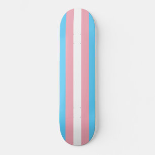 Skateboard Indicateur de fierté transgenre