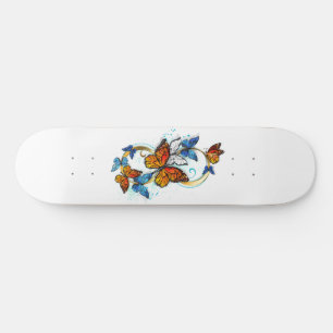 Skateboard Infinité de papillons monarques