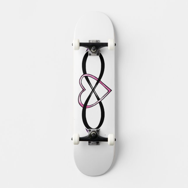 Skateboard Infinity Heart (Recto)