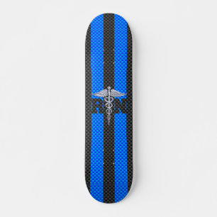 Skateboard Infirmière inscrite RN Caduceus Carbon Decor