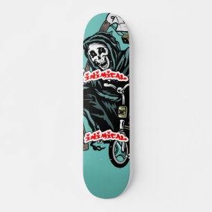 Skateboard Inimical Grim Reaper Tricycle
