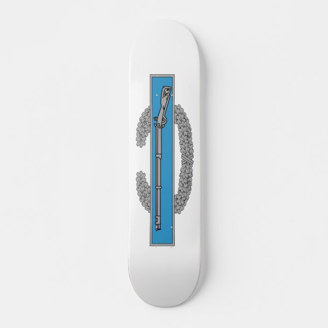 Skateboard Insigne de l'infanterie de combat de l'armée CIB V (Devant)