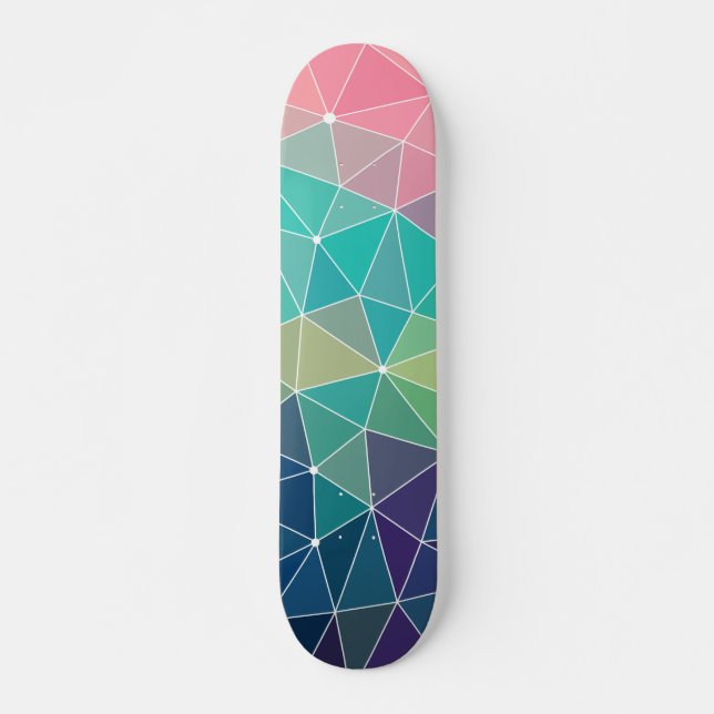 Skateboard Inspiration colorée motif Retro Cute (Devant)