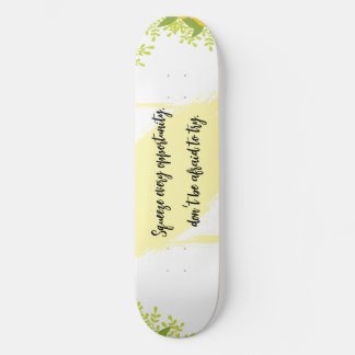 Skateboard Inspiration motivante lumineuse et joyeuse 