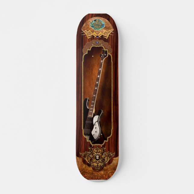 Skateboard Instrument - Guitare - Cordes hautes (Devant)