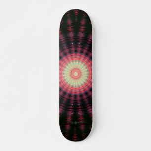 Skateboard Inverse Mandala de l'onde sonore 3