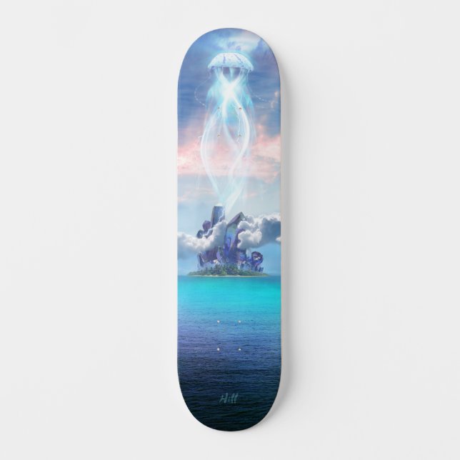 Skateboard Iridescente Crystal Island Energy Station Jelly UF (Recto)