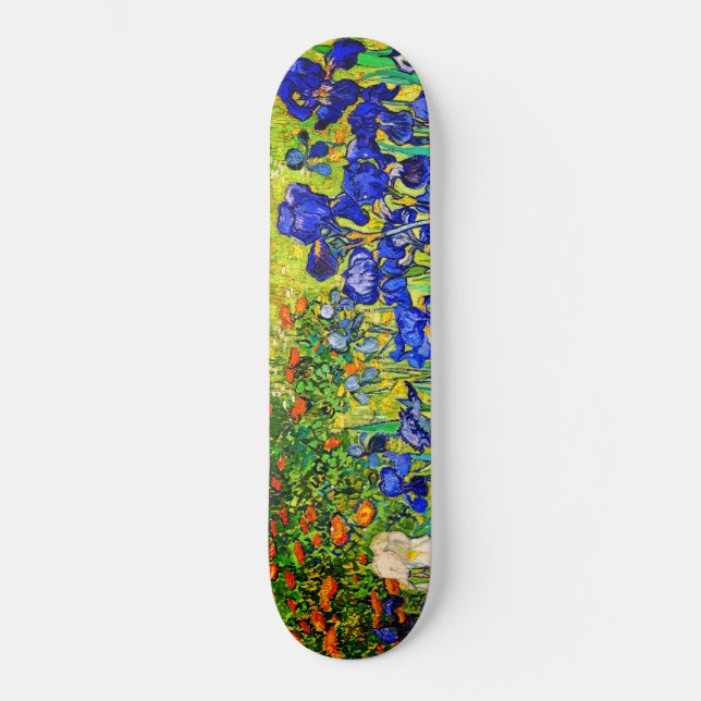 Skateboard Irises par Vincent Van Gogh (Recto)