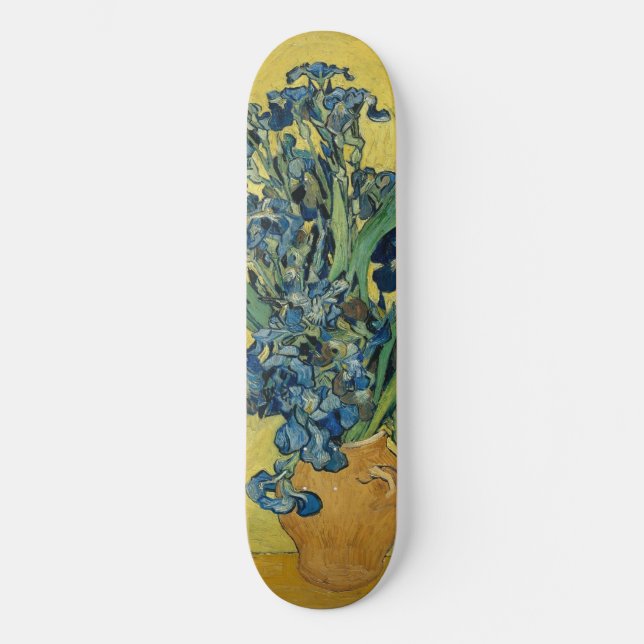 Skateboard Irises - Vincent van Gogh Art (Recto)
