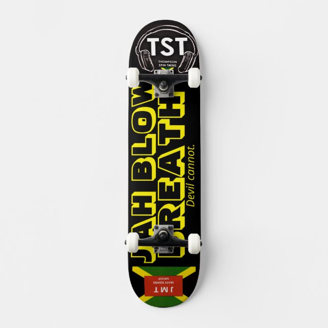 Skateboard JAH BLOW BREATH DEVIL NE PEUT PAS PatinER (Recto)