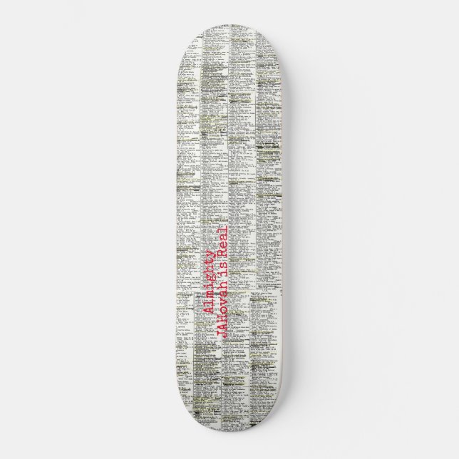 SKATEBOARD JAH EST VRAI /JMT SKATEBOARDS (Recto)