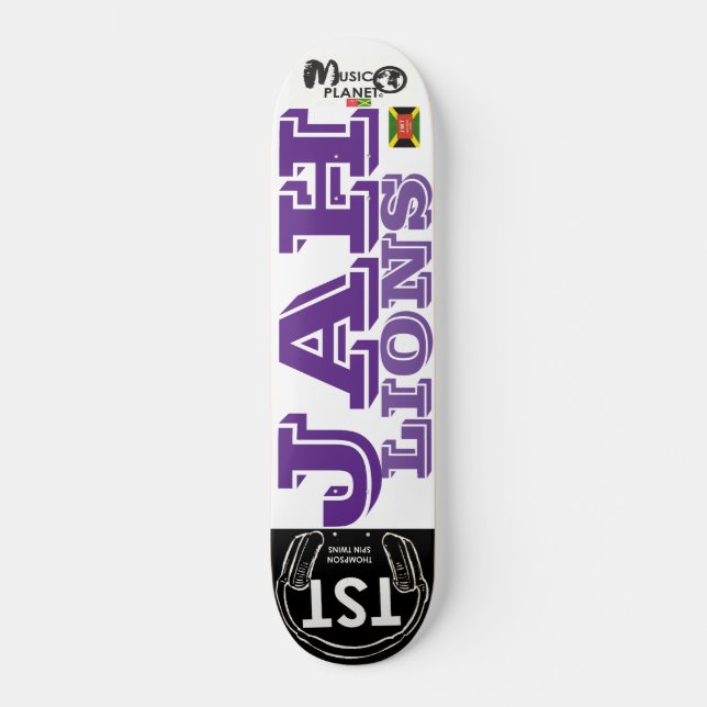 Skateboard JAH LIONS / TST Skate (Recto)