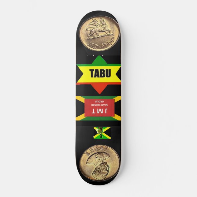 Skateboard JAH RASTA Planche à roulettes (Recto)