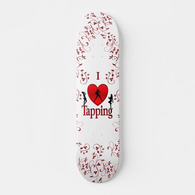 Skateboard J'aime le claquettes (Devant)