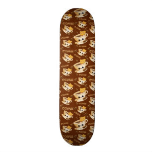 Skateboard J'aime le motif de café