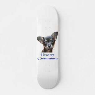 Skateboard J'aime mon Chihuahua