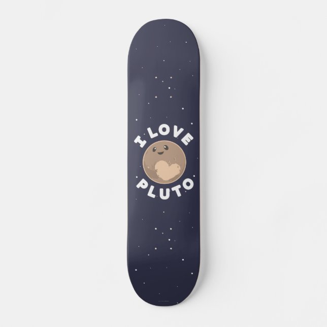 Skateboard J'aime Pluton (Recto)