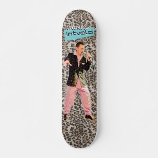 Skateboard James Intveld Rockabilly Léopard