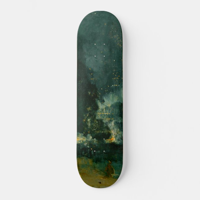 Skateboard James Whistler - Nocturne en noir et or (Recto)