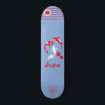 Skateboard japonais Samurai avec nom<br><div class="desc">Skateboard japonais Samurai avec nom</div>