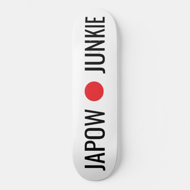 Skateboard Japow Junkie  (Recto)