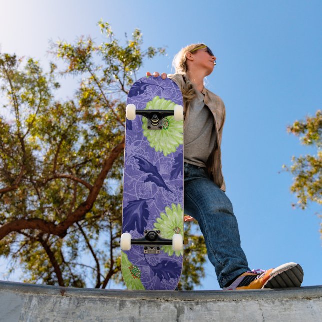 Skateboard Jardin de Daisy à minuit (Extérieur 1)