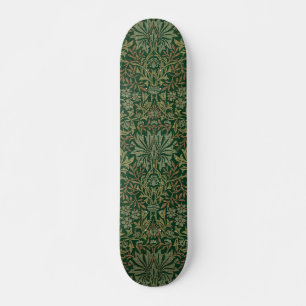Skateboard Jardin de fleurs de William Morris - Verts