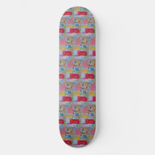 Skateboard Jardin de fleurs d'été Planche à roulettes