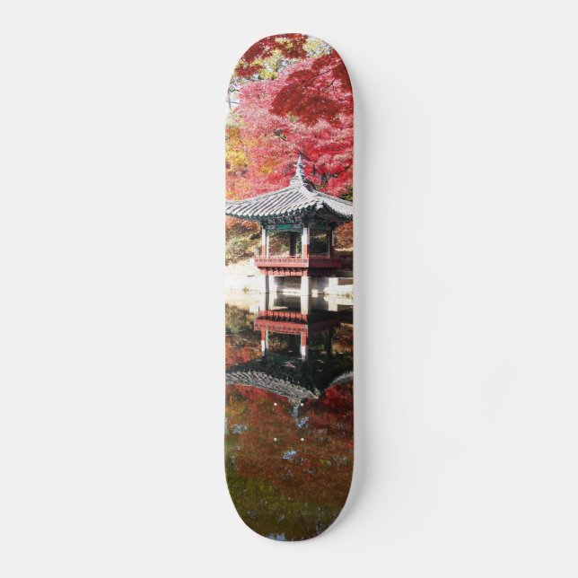 Skateboard Jardin de Japonais d'automne de Séoul (Recto)
