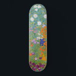 Skateboard Jardin des fleurs (par Gustav Klimt)<br><div class="desc">Ce dessin présente une peinture de l'artiste autrichien Gustav Klimt (1862-1918). C'est une représentation d'un beau jardin fleuri dans le style typiquement impressionniste de Klimt. Les fleurs ont presque l'air d'être débordantes, et il est impossible de ne pas se sentir soulagé par leur beauté. L'oeuvre originale a été achevée en...</div>