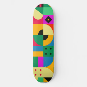 Skateboard Jardin moderne Abstrait