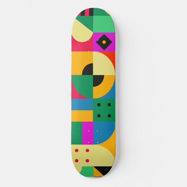 Skateboard Jardin moderne Abstrait (Recto)