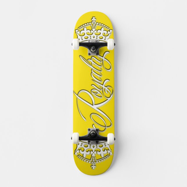 Skateboard Jaune de plate-forme de planche à roulettes de pou (Recto)