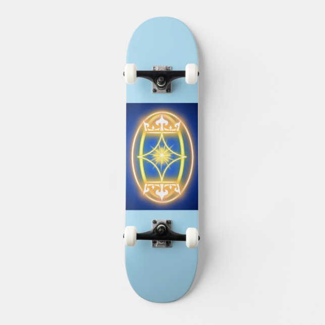 Skateboard Jaune Royal  (Recto)