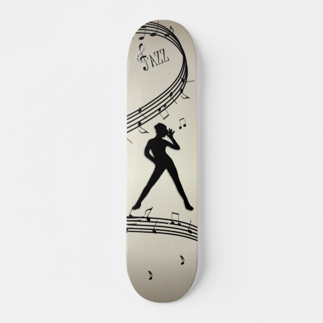 Skateboard Jazz Dance Golden Music Skate (Devant)