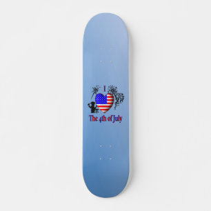 Skateboard Je suis amoureux du 4 juillet