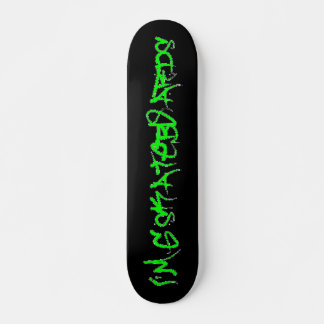 Skateboard Je suis G Skateboards (Vandalo Graffiti Font)noir/