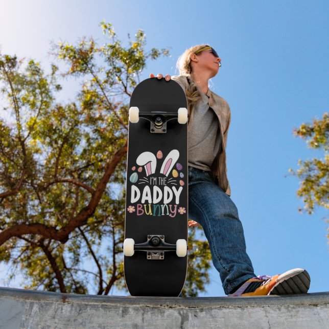 Skateboard Je suis la famille de Pâques papa papa papa qui co (Extérieur 1)