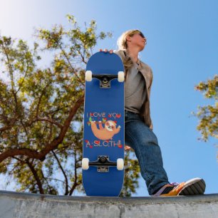 Skateboard JE VOUS AIME UNE JOURNÉE DE Saint-Valentin drôle