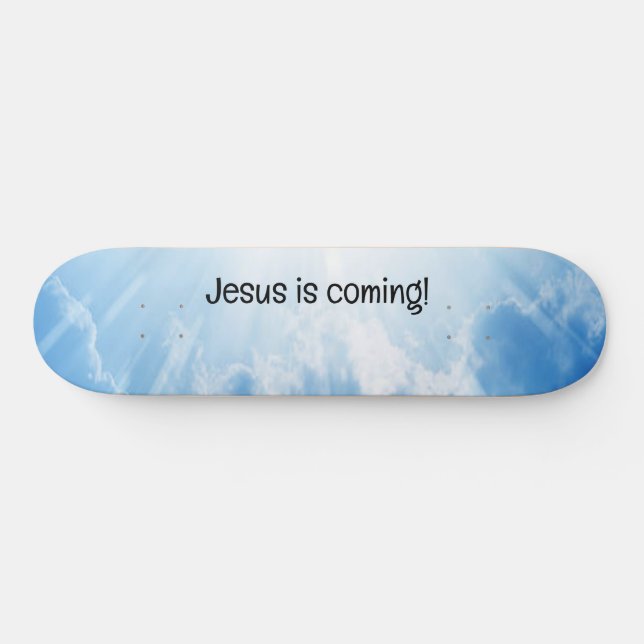 Skateboard Jésus arrive ! (Horz)