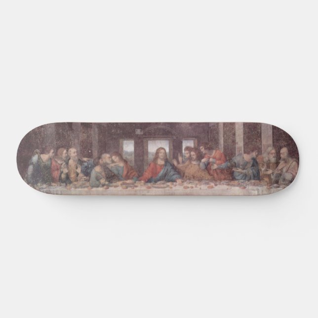 Skateboard Jésus au dernier repas, Leonardo da Vinci Skateb (Horz)