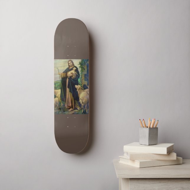 SKATEBOARD JÉSUS CHRIST LE BON SHEPHERD (Art mural)