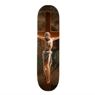 Skateboard Jésus-Christ sur la croix