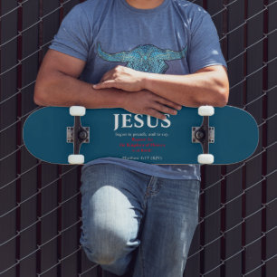 Skateboard Jésus Commença À Prêcher. Matthieu 4:17