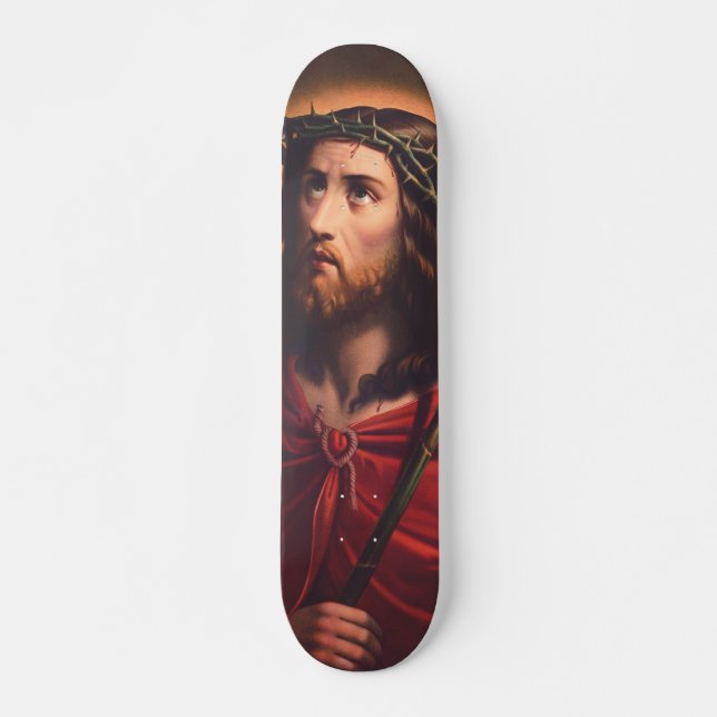Skateboard Jésus dans la Couronne des épines (Devant)