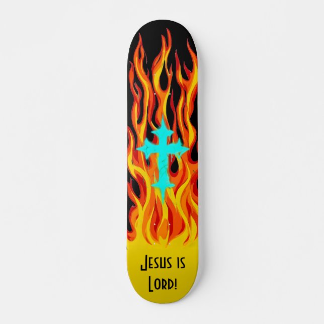 Skateboard Jésus est Seigneur (Devant)